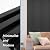 Art3d 8-Pack 96 x 6in. WPC Acoustic Slat Wall Panel for Modern Interior Decor, TV Background, Living Room, Matte Black