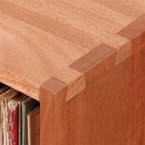 Estante for discos de vinilo decorativo para crear un rincón de música retro en casa 6