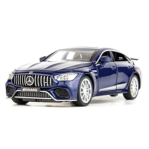 Image of Alloy Car Model Diecasts Metal Toy with Sound /Light /Pull-Back Off-Road Vehicles Car Model Collection Kids Toys Gift Multicolor Pack of 1 (amg gt63 Blue)