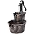 Giantex Water Fountain Outdoor, 2-Tier Barrel Cascading Waterfall Fountain with Electric Pump for Garden Patio Deck Backyard Decor, Rustic Freestanding Water Feature