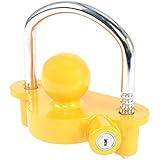 JEGS 96022 Trailer Tongue Lock Fits 1-7/8 in., 2 in. and 2-5/16 in. Couplers