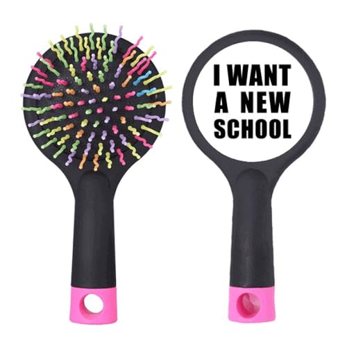 Brosse démêlante Art déco anti-nœuds pour cheveux épais et fins sans douleur