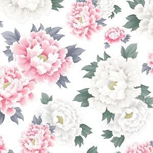 Amazon.co.jp: ポーセラーツ 転写紙 花柄 BOTANII (ボタンII) white