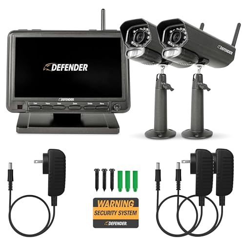 image for Defender PHOENIXM2 Non-WiFi Plug-in Power Security Cameras- for Home &