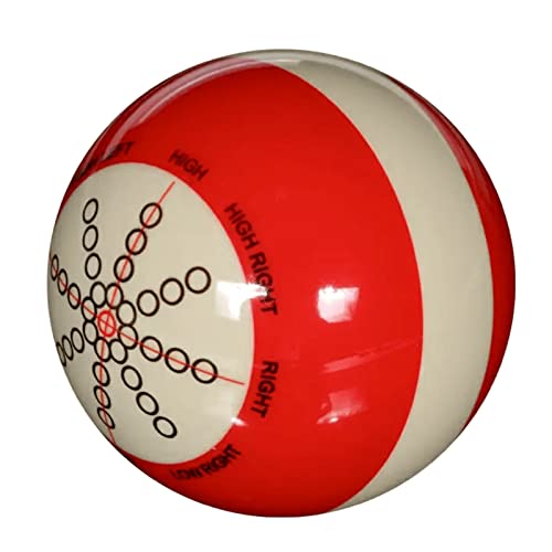 Training Billiards Cue Ball Practice Training Artifact, Used in American Billiards Eight Balls, Billiard Accessories Practice Balls with Standard Lines - Image 3
