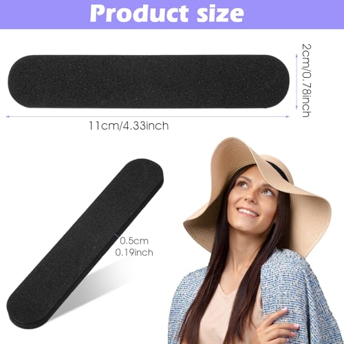 Image of TIESOME 30 Pcs Hat Sizer Reducer Insert, Black Hats Reducing Tape Liner Foam Reducing Self Adhesive Hat Size Tape for Men Women Caps Sweatband