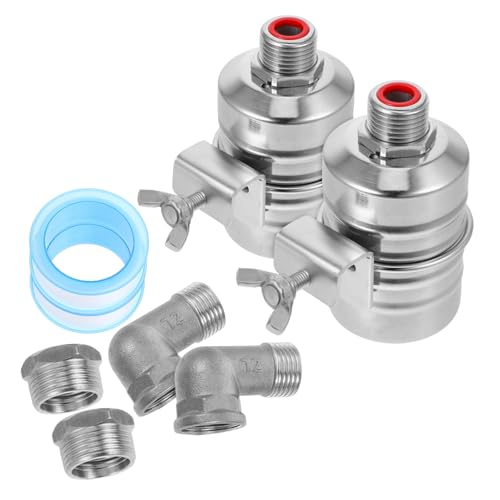 ERINGOGO 1Set Adjustable Stainless Steel Water Level Controller Float Valve for Water Tanks Pools and Distillers Automatic Control Easy Installation User Friendly Design