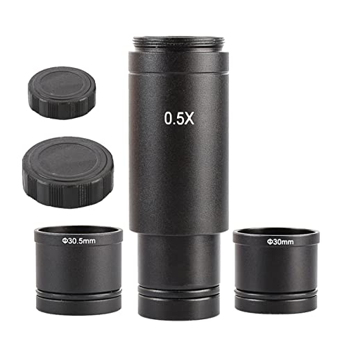 Adaptateur monture C focalisable double diamètre pour photo sur microscope Olympus
