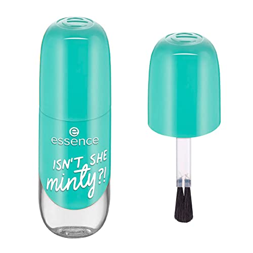 Image of Essence gel nail colour 40 ISN'T SHE minty?!, gel nail polish, high-shine finish, long-lasting colour, 8 ml