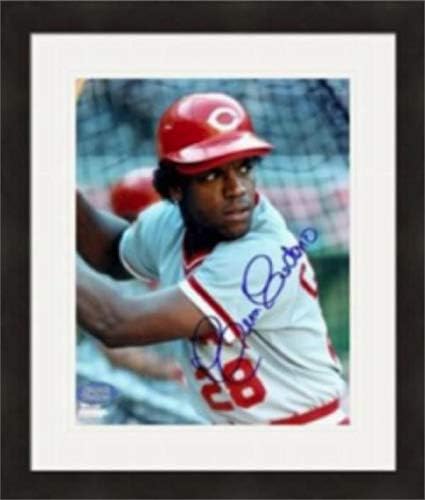 Sports Memorabilia Autograph Warehouse 410276 Cesar Cedeno Autographed 8 x 10 in. Photo Cincinnati Reds Matted & Framed