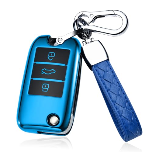 Coque de clé pliable TPU Roewe RX5 MG3 MG5 MG6 MG7 ZS GT GS