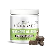 VetPro Complete Dr. Joseph's Advanced Allergy and Itch Support for Dogs, 60 Count, Supports Seasonal Allergies, Itchy Skin, & Immunity, Enhanced with Salmon Oil, Probiotics & Colostrum