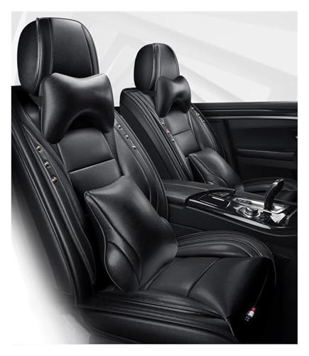 Housse de siège auto en cuir pour Volvo XC60 V60 | Intérieur luxe noir