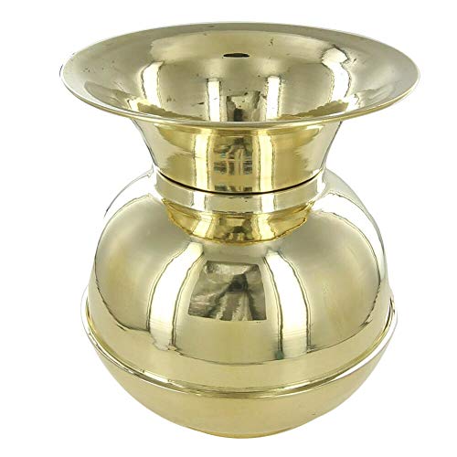 Atlanta Cutlery Old West Brass Spittoon Frontier Décor Brass Spittoon for Tobacco Spit