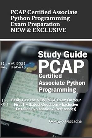 PCAP Certified Associate Python Programming Exam Preparation - NEW ...