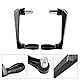 Hebelschutz Motorrad, 7/8 Zoll Aluminiumlegierung Motorräder Lenker Schutz Protector Universal Bremsschutz Motorradbremsschutz Motorradbremskupplung für Elektroautos Mountainbikes Bike ATV Schwarz