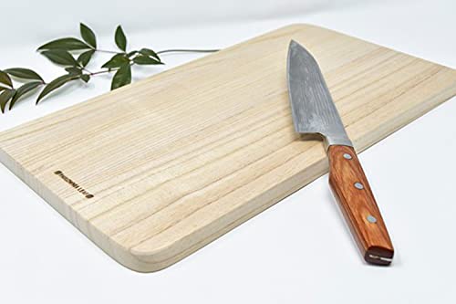 Tabla de cortar rectangular de madera Kiri 40.9 x 22.5 cm miniatura 2