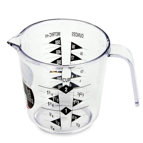 Chef Craft Select Plastic Measuring Cup 2 Cup Clear