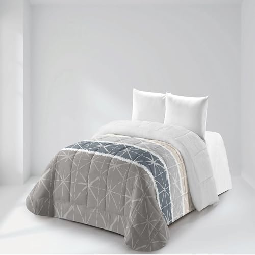 Vivid Torral - Edredón Borrego Estampado Namibia Invierno Efecto Térmico Tacto Pluma Suave y Cálido 90-105 - 135-150 cm (Cama 135-150 cm (240 x 250 cm))