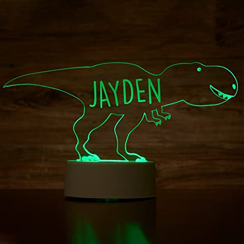 Night Light for Kids Room, Personalized Dinosaur Room Decor for Boys, Night Light for kids Touch Controls and USB…
