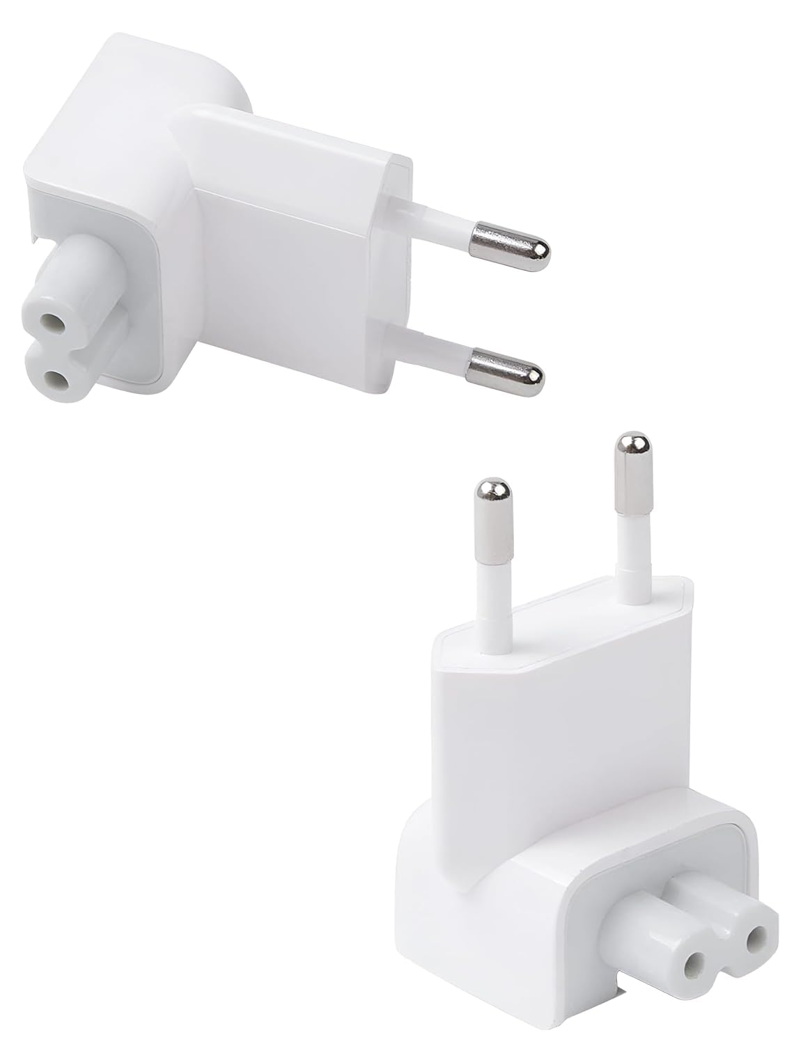 ( Pack of 2 Pieces ) EU Plug Adapter Duckhead Replacement Connector for Charger-image-13
