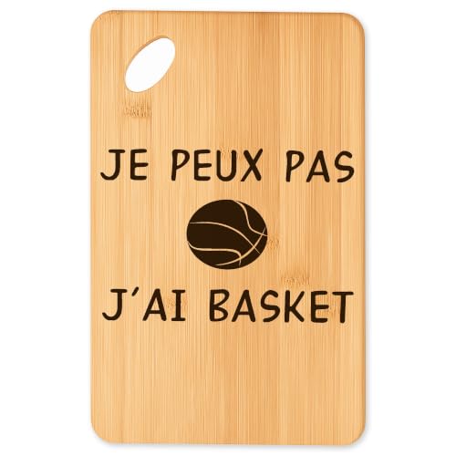 Planche à découper Basketball 24 : le cadeau original de cuisine idéal