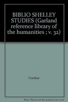 Hardcover BIBLIO SHELLEY STUDIES (Garland reference library of the humanities ; v. 32) Book