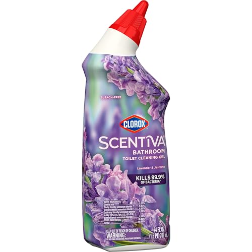 Clorox Scentiva Bathroom Toilet Cleaning Gel, Lavender and Jasmine, 24 Fluid Ounces (Pack of 2) - image 8