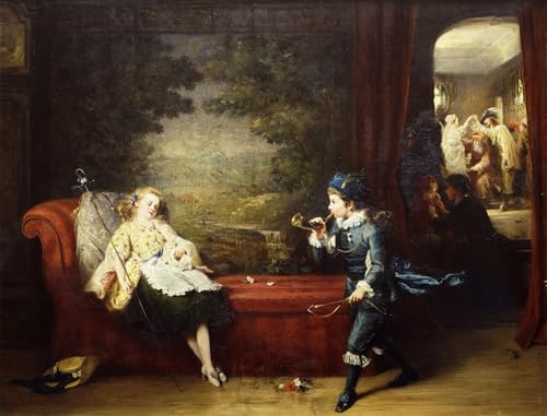Tableau toile Little Bo Peep George Bernard pour habiller un mur vide de bureau 60x90