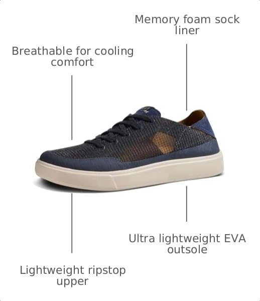 Image of REEF Swellsole Navigator Men's Shoe, Lightweight & Breathable, Memory Foam Footbed