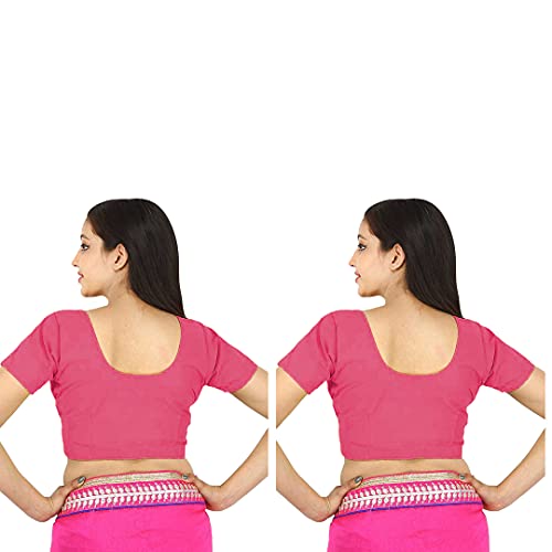 Image of Namita Women's Rubia Cotton Solid Half Sleeve Blouse