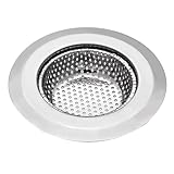 LASSHSWA 2 PCS Kitchen Sink Strainer Stainless Steel,...