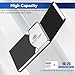 DMFLY Business Card Holder with Ultra Slim Design, Business Card Case with Premium PU Leather, Suit Pocket Metal Card Holder for Women/Men, Magnetic Closure Quick Access Cards, Small and Easy to Carry