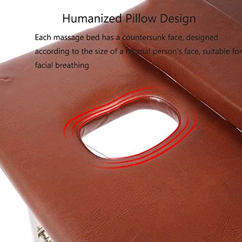 Portable Massage Bed,Portable Massage Bed Table, 2-Section Aluminum Lightweight Foldable Beauty Couch, Portable Massage Couch For Salon Treatment Tattoo Facial SPA - Image 3