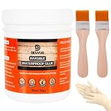Deuvuo Transparent Waterproof Coating Agent, Anti-leakage Invisible Waterproof Sealant - 1 KG (35 Oz) for Bathroom, Kitchen, Garden, Roofs, Walls