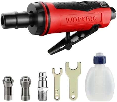WORKPRO Amoladora Recta Neumática 1/4" 25000RPM con Abrazadera | ...
