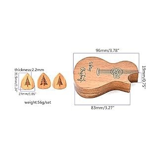 WaTudouYe Boîte de médiators en Forme de Boîte de Basse pour Instrument de Musique Porte-médiator pour avec 3 Packs de… - Les Beatles, Paul McCartney, John Lennon, RIngo Starr, George Harrison WaTudouYe Boîte de médiators en Forme de Boîte de Basse pour Instrument de Musique Porte-médiator pour avec 3 Packs de… – Image 3