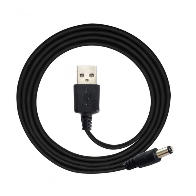 chenyang USB 2.0 A Type Male to 5.5x2.1mm DC Power Plug Barrel Connector DC 5V Cable 100cm