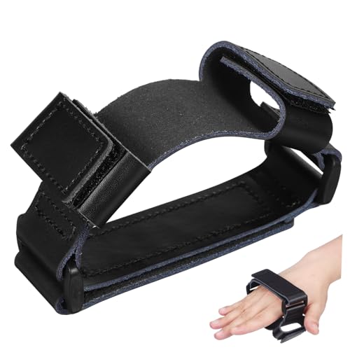 FAVOMOTO Wear Resistant French Horn Hand Grip Premium Leather Comfortable Hand Pad for Enhanced Performance and