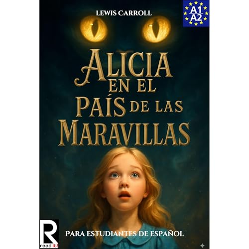Alicia en el país de las maravillas para estudiantes de español. Nivel A1-A2 Audiolibro Por Lewis Carroll arte 