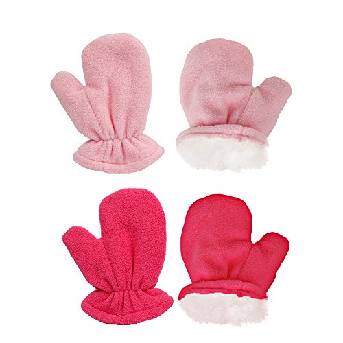 image for BAVST Baby Toddler Winter Mittens Boys Girls Infant Fleece Gloves Warm
