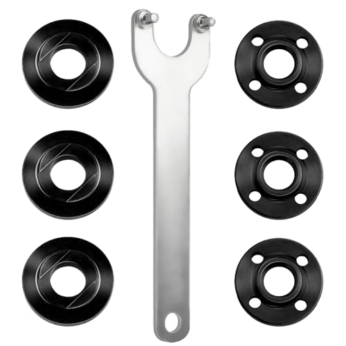 7PCS IALTMEI Angle Grinder Nut ＆ Angle Grinder Wrench Set，