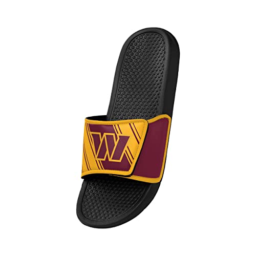 Image of FOCO mens NFL Team Logo Legacy Sport Slide Sandals