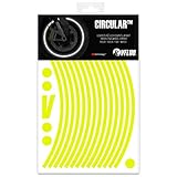 FÁCIL Y RÁPIDA DE COLOCAR: las cintas están precurvadas para adaptarse perfectamente a las ruedas de la moto de 15" a 19", compatibles con la mayoría de las ruedas de moto (compruebe el ancho y su tamaño en sus llantas). Incluye instrucciones y un vídeo de demostración.
