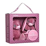 Trendenz My Teddy - Giftbox - Comforter & Small Rabbit - Pink (28-NBPG-1)