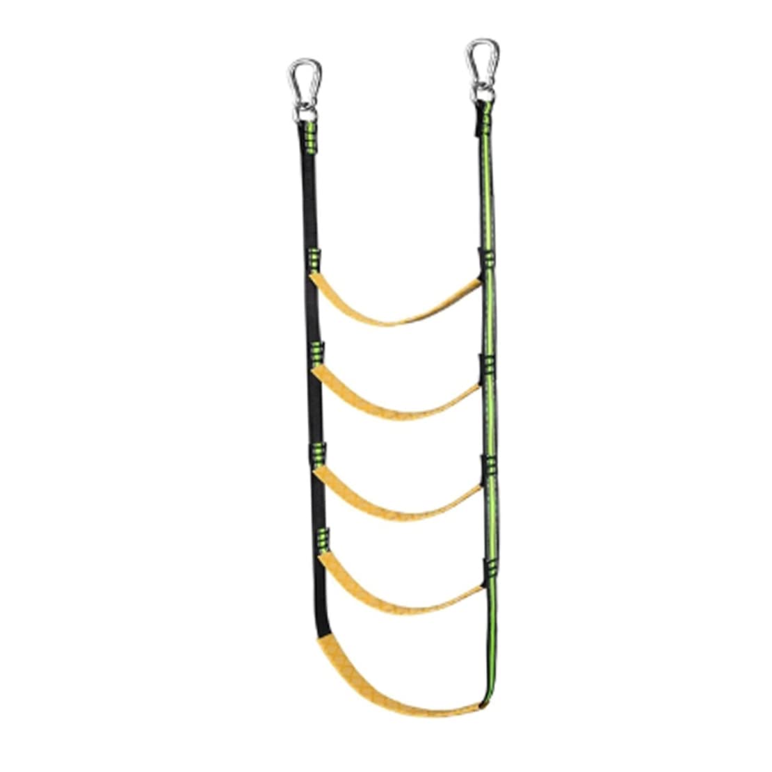 Licsaliwe 5 Steps 5-Step Boat Rope Ladder, Portable Marine Swim Ladder For Sailboat, Canoe & Water Activities