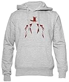 Modisches, stilvolles Design BIOCLOD Alucard - Hellsing Ultimate Männer Frauen Unisex Kapuzenpullover Grau Men Women Hoodie Grey