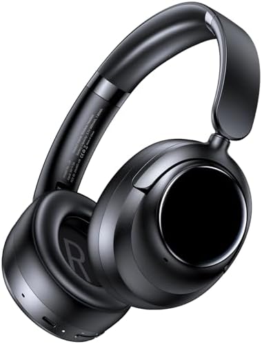 Hybrid Active Noise Cancelling Headphones, 120Hrs Playtime Blueto...