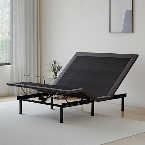 Image of MLILY EGOHOME Adjustable Bed Frame Queen for Pain Relief