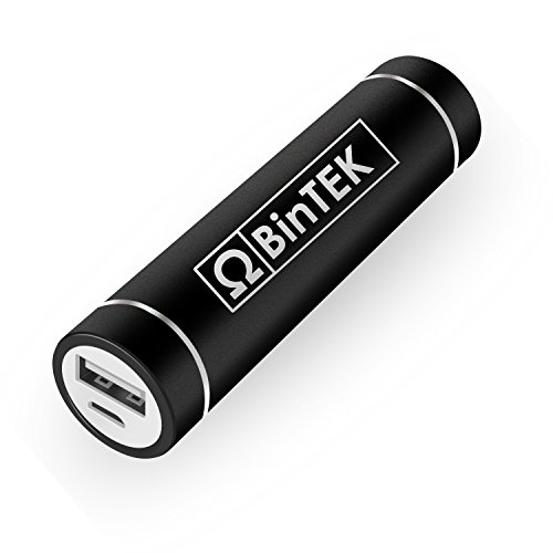 BinTEK External Battery Charger Powerbank Premium Black Portable Charger External Battery Pack Backup Power Bank Includes Micro USB Cable Compatible with All Smart Phone Devices iPhone 4, 4S, 5, 5S, 5C, SE, 6, 6+, 6S, 6S+; Samsung Galaxy S4, S5, S5 Mini, S6, S7, S7 Edge, Galaxy Alpha, Galaxy Avant, Note 2, Note 3, Note 4, Note 5, Note Edge. etc.